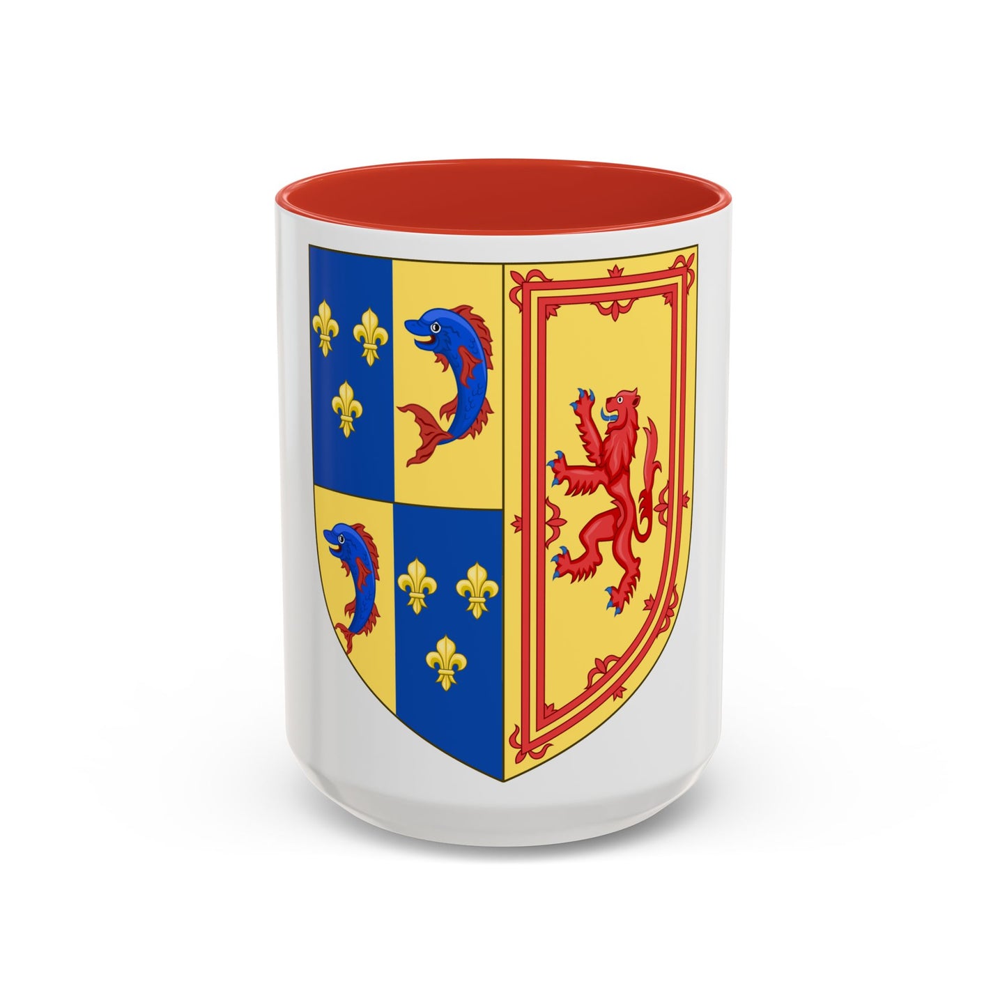 Royal Arms of the Kingdom of Scotland (1558) - Accent Coffee Mug