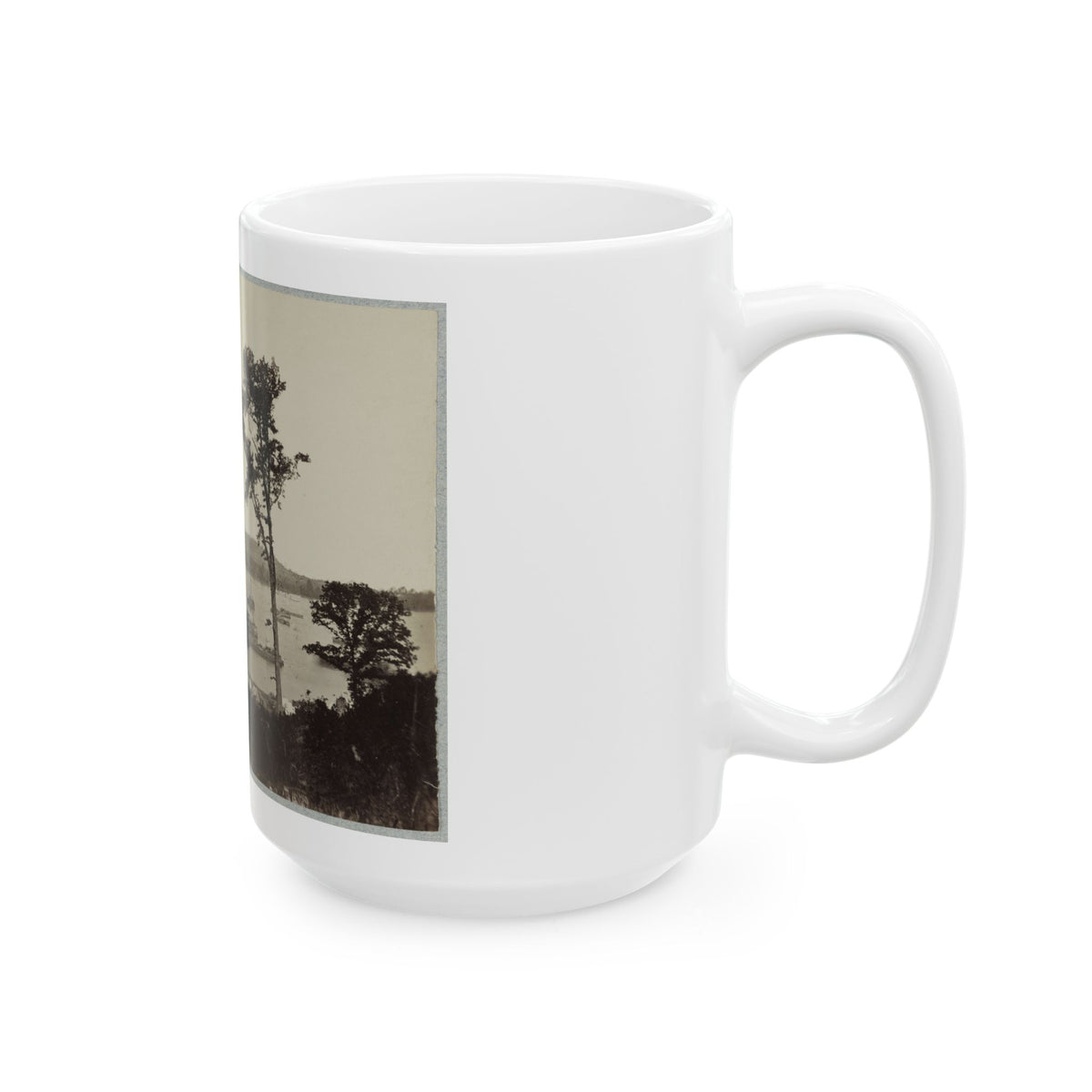 Belle Plain Landing, Va. 004 (U.S. Civil War) White Coffee Mug