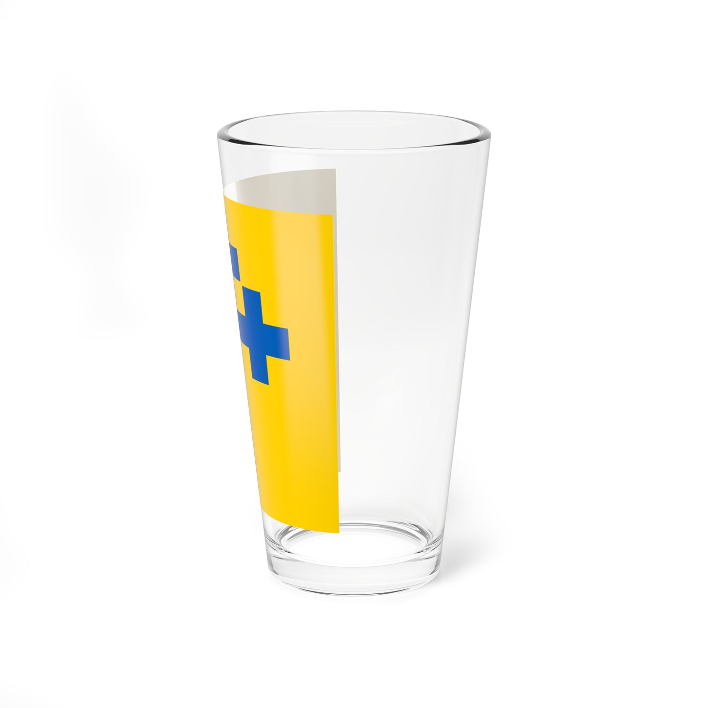 Flag of Koping (Sweden) Pint Glass 16oz