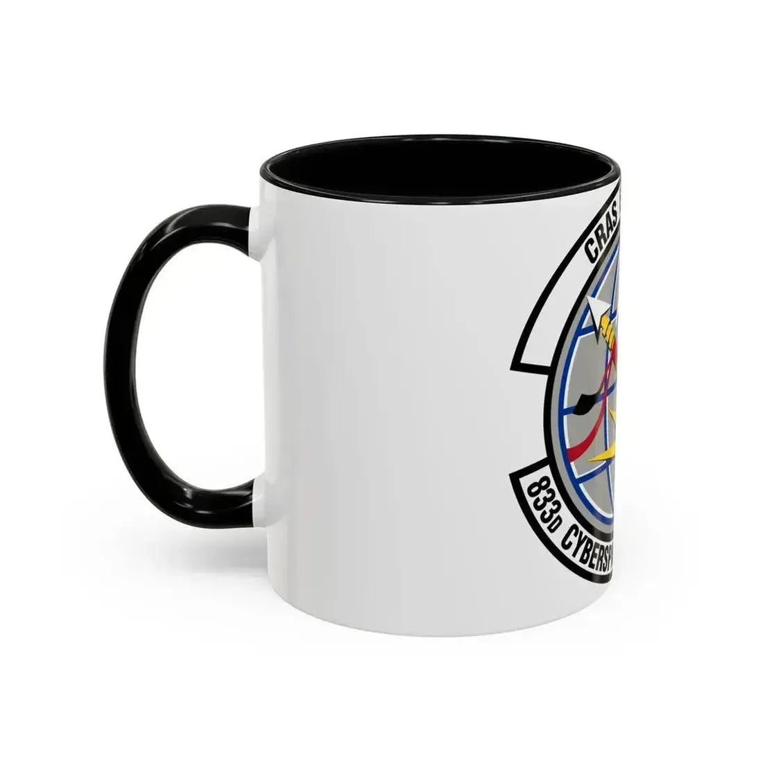 833 Cyberspace Operations Squadron ACC (U.S. Air Force) Accent Coffee Mug - Go Mug Yourself