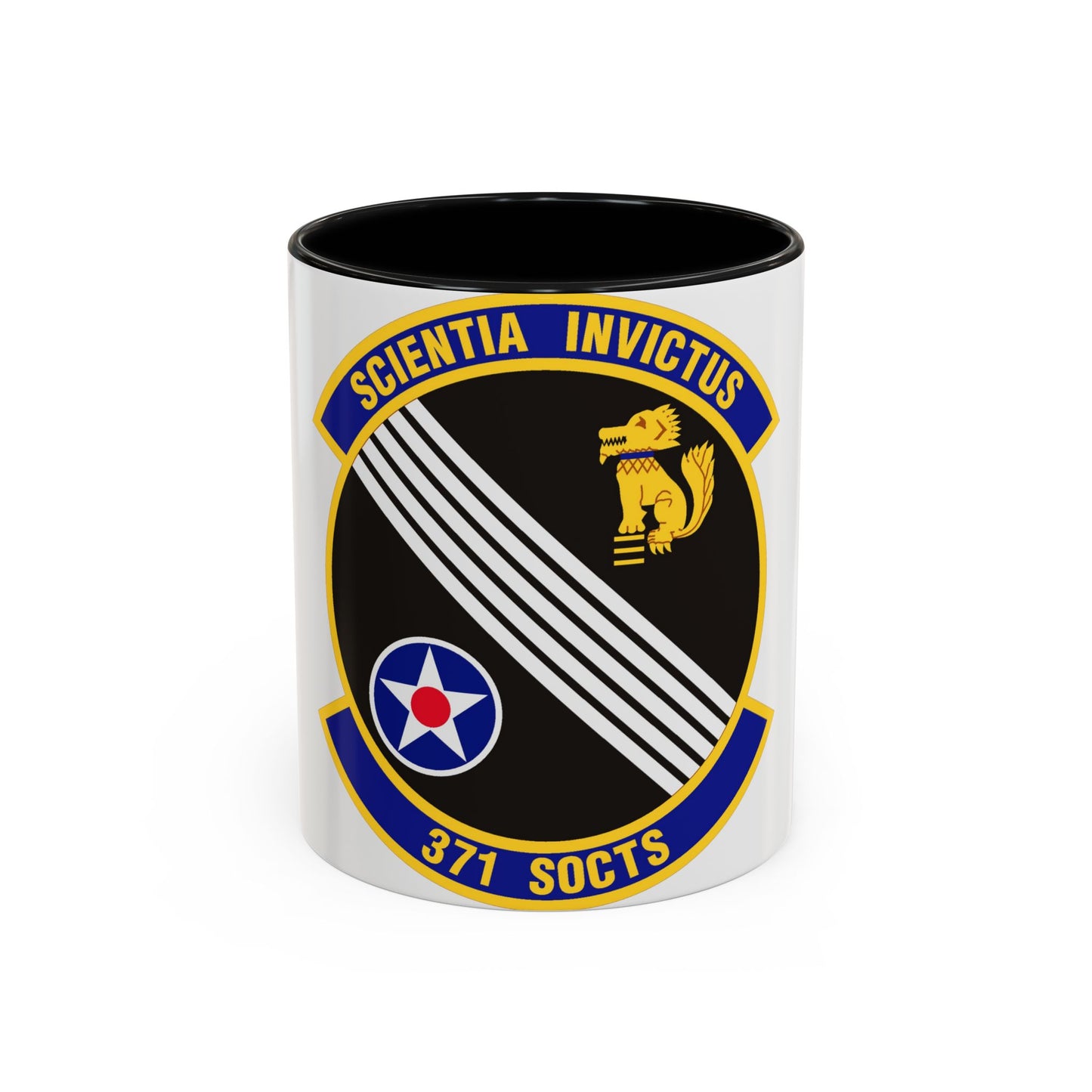 371 Special Operations Combat Training Squadron AFSOC (U.S. Air Force) Accent Coffee Mug