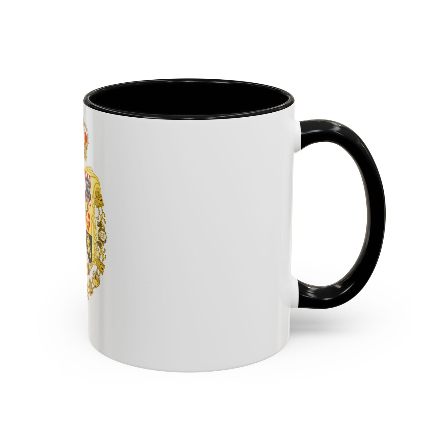Royal Greater Coat of Arms of Spain (1761-1868 and 1874-1931) - Accent Coffee Mug