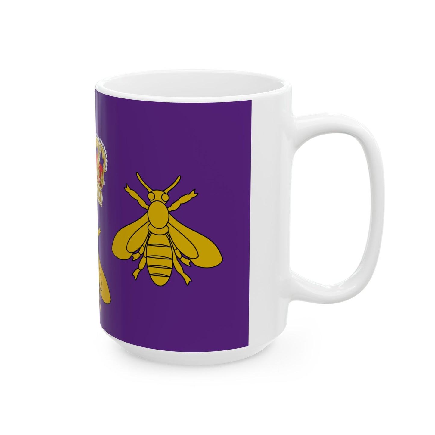 Banner of Arms of the Empire of the Sahara (Algeria) White Coffee Mug