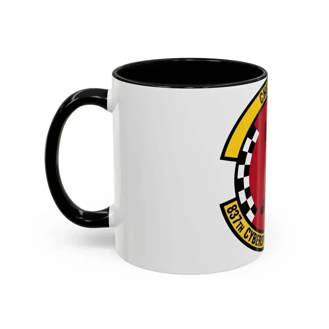 837 Cyberspace Operations Squadron ACC (U.S. Air Force) Accent Coffee Mug - Go Mug Yourself