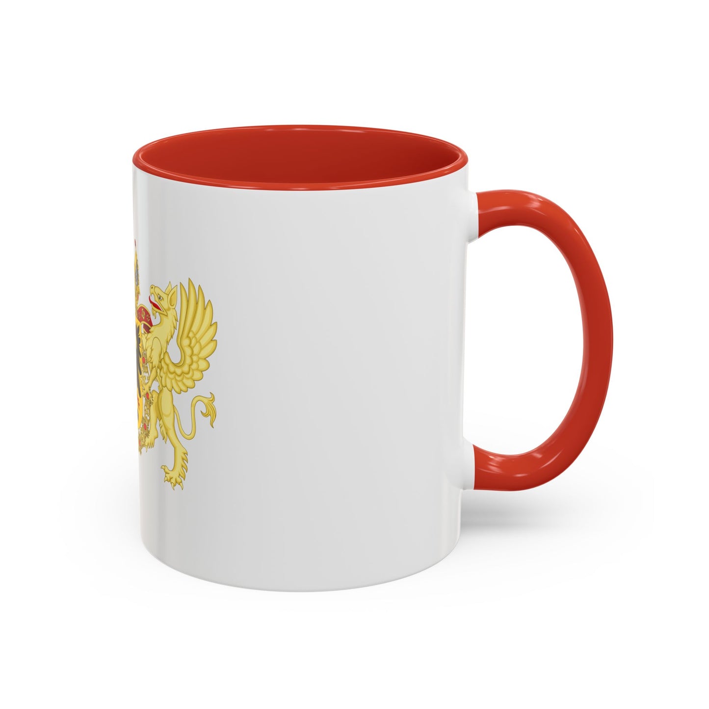 Ornamented Coat of Arms of Maximilian II, Holy Roman Emperor - Accent Coffee Mug