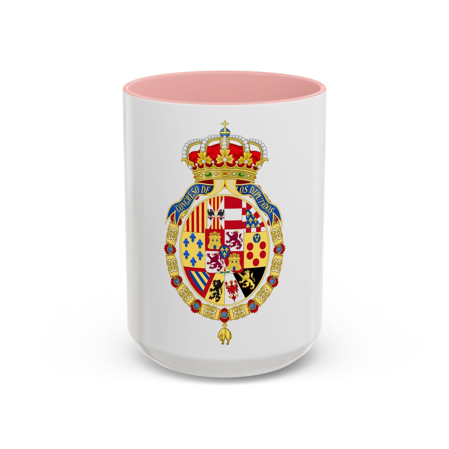 Coat of Arms of the Congress of Spain - Accent Coffee Mug