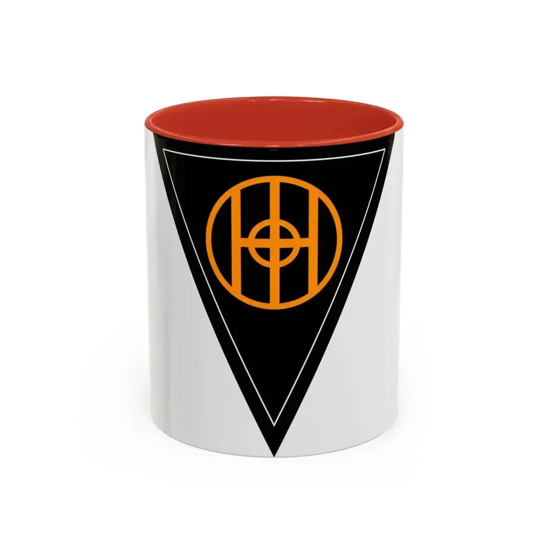 83rd Infantry Division SSI (U.S. Army) Accent Coffee Mug 11oz Red - Go Mug Yourself