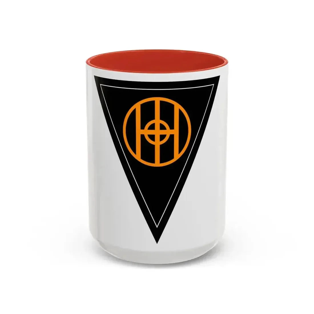 83rd Infantry Division SSI (U.S. Army) Accent Coffee Mug 15oz Red - Go Mug Yourself