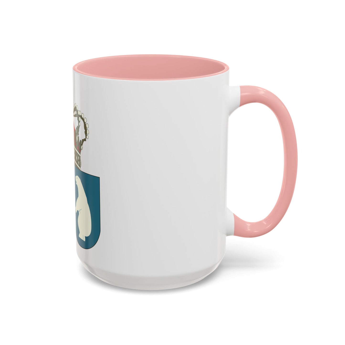 Coat of arms of the County of Greenland - Accent Coffee Mug