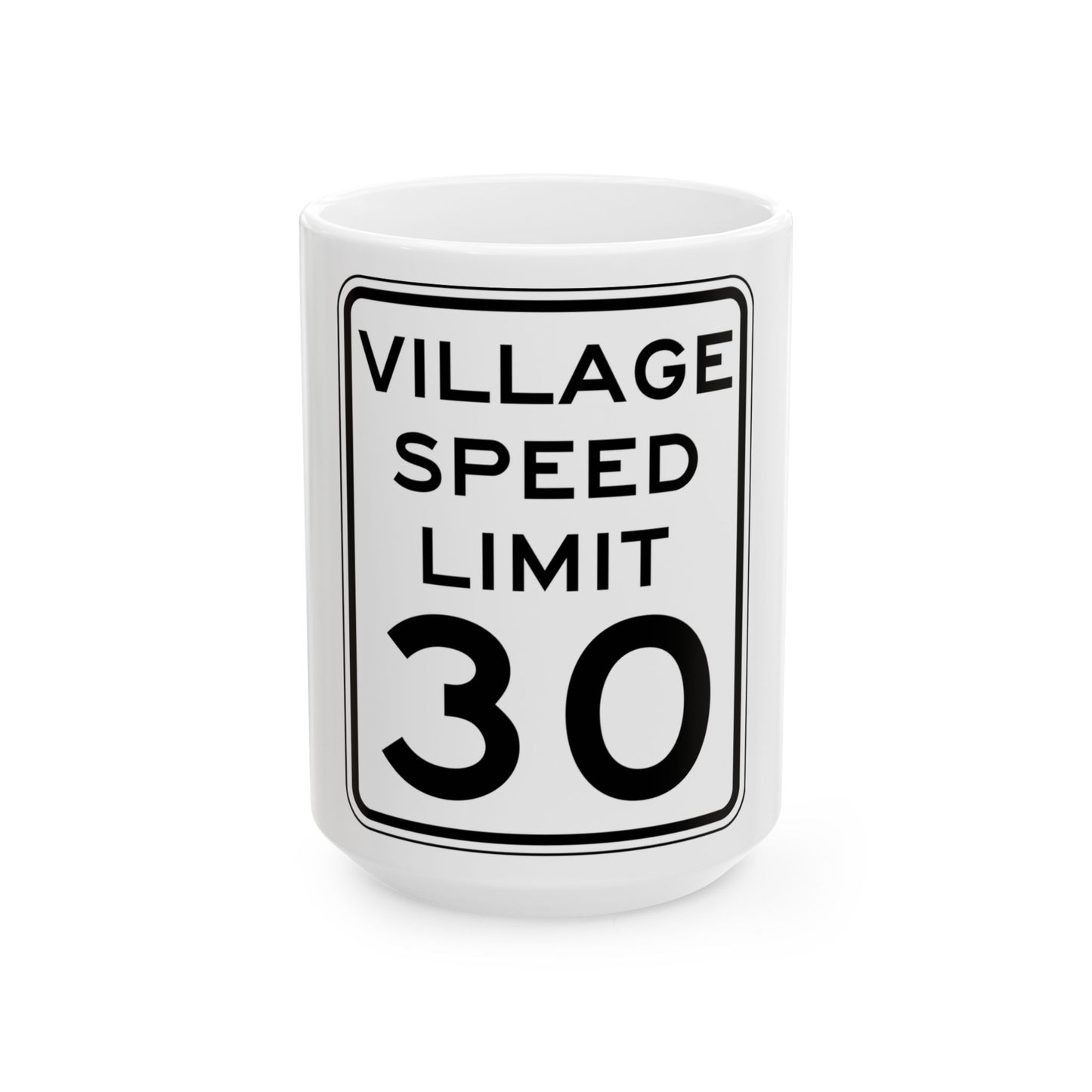 NYSDOT NYR2-5 (New York) (Road Sign) White Coffee Mug