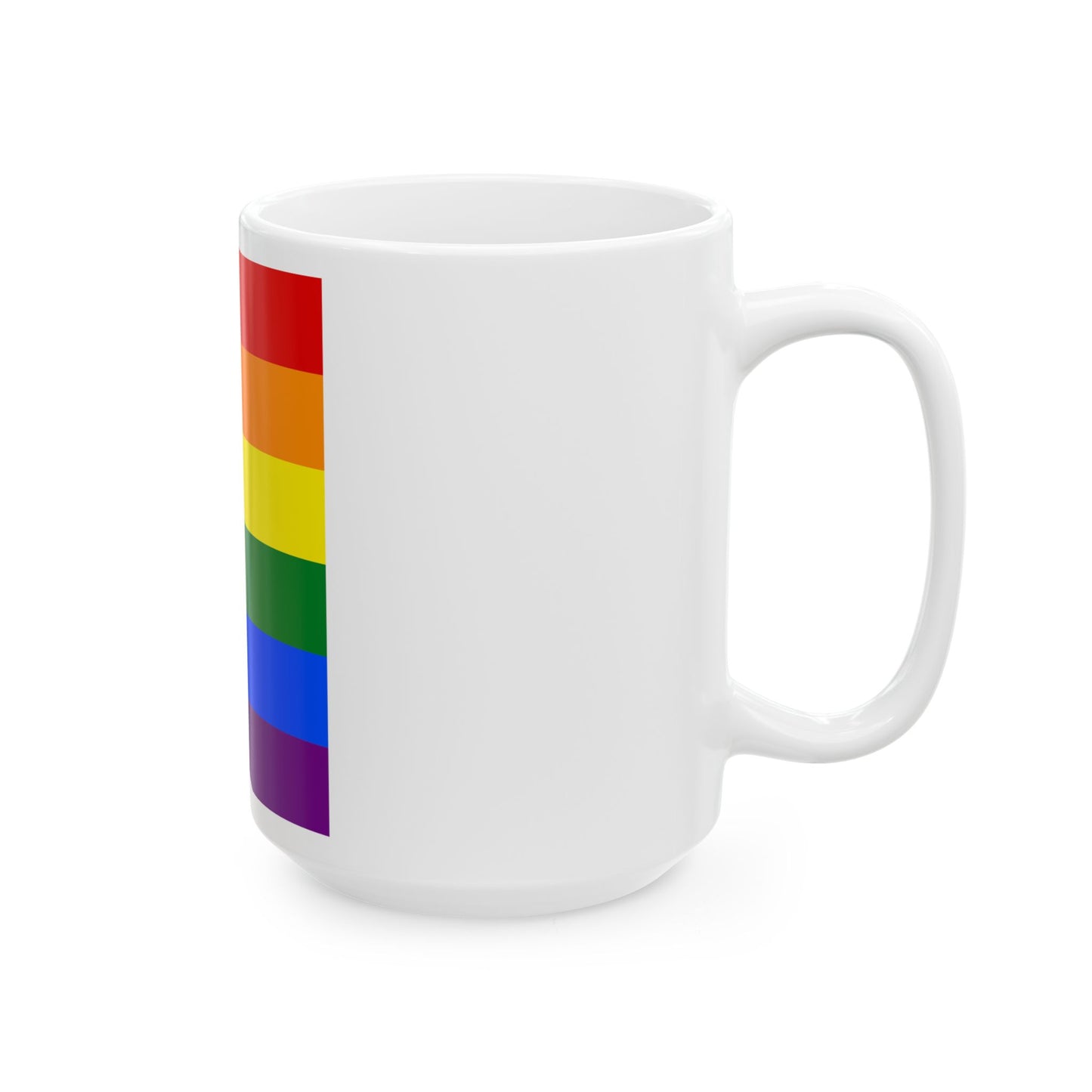 LGBT flag map of Arizona (United States) White Coffee Mug