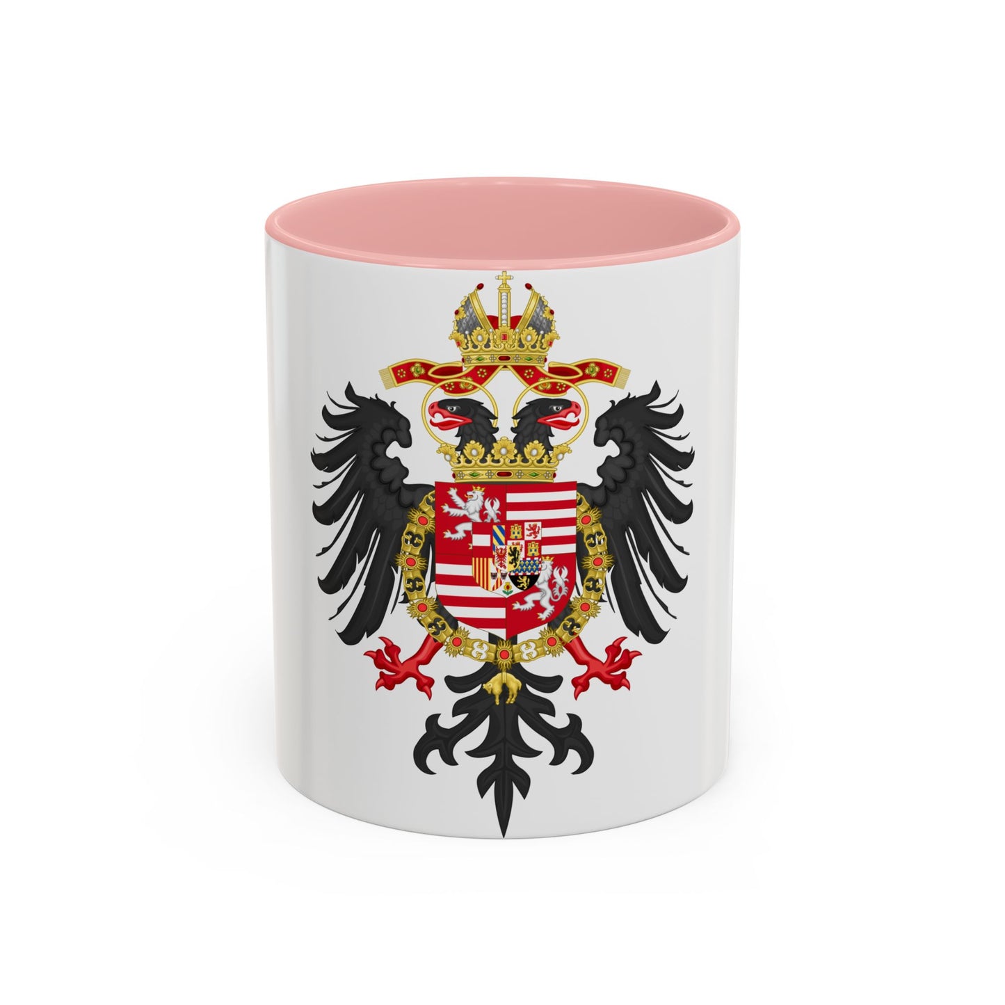 Greater Coat of Arms of Ferdinand I, Holy Roman Emperor - Accent Coffee Mug