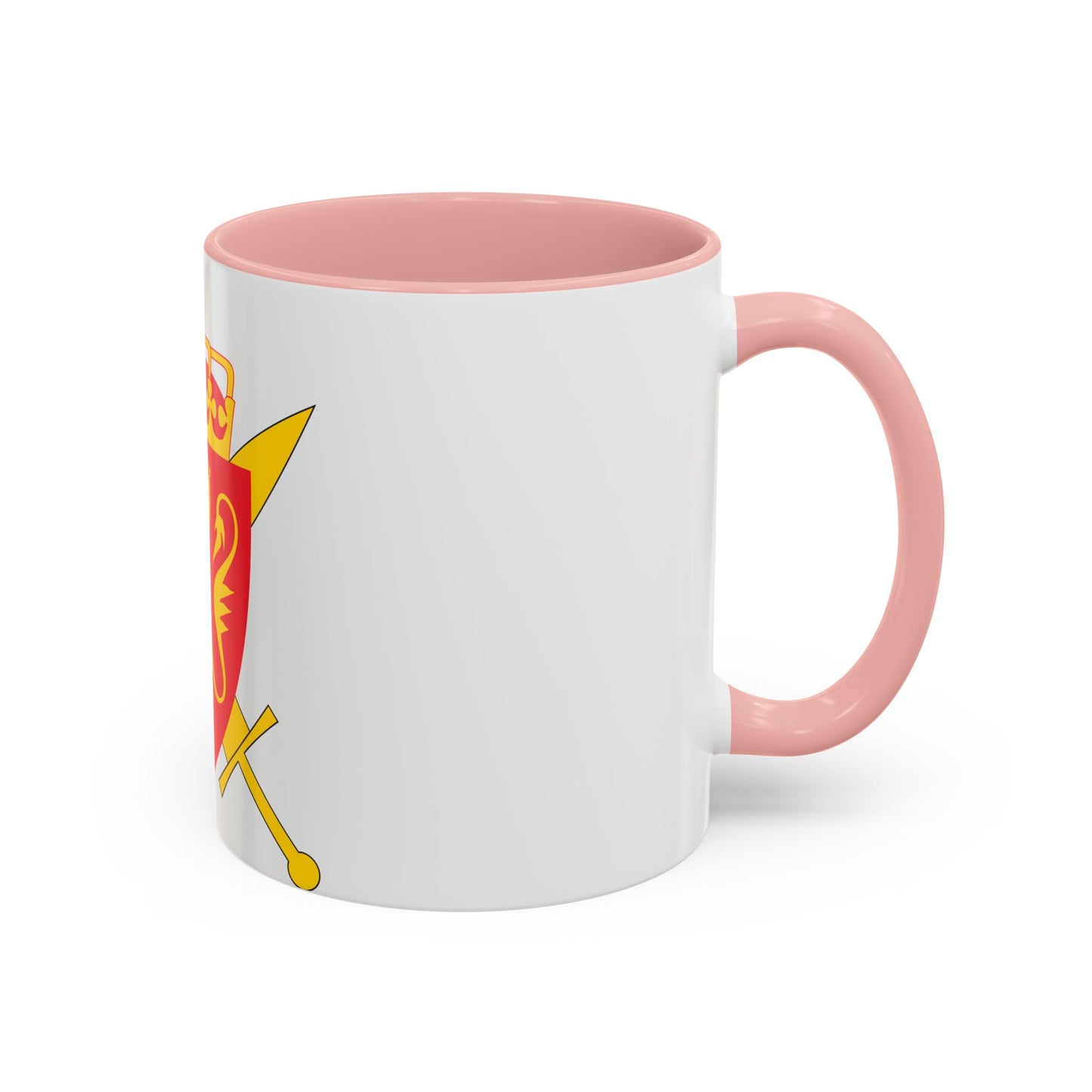 Coat of arms of the Norwegian Armed Forces - Accent Coffee Mug