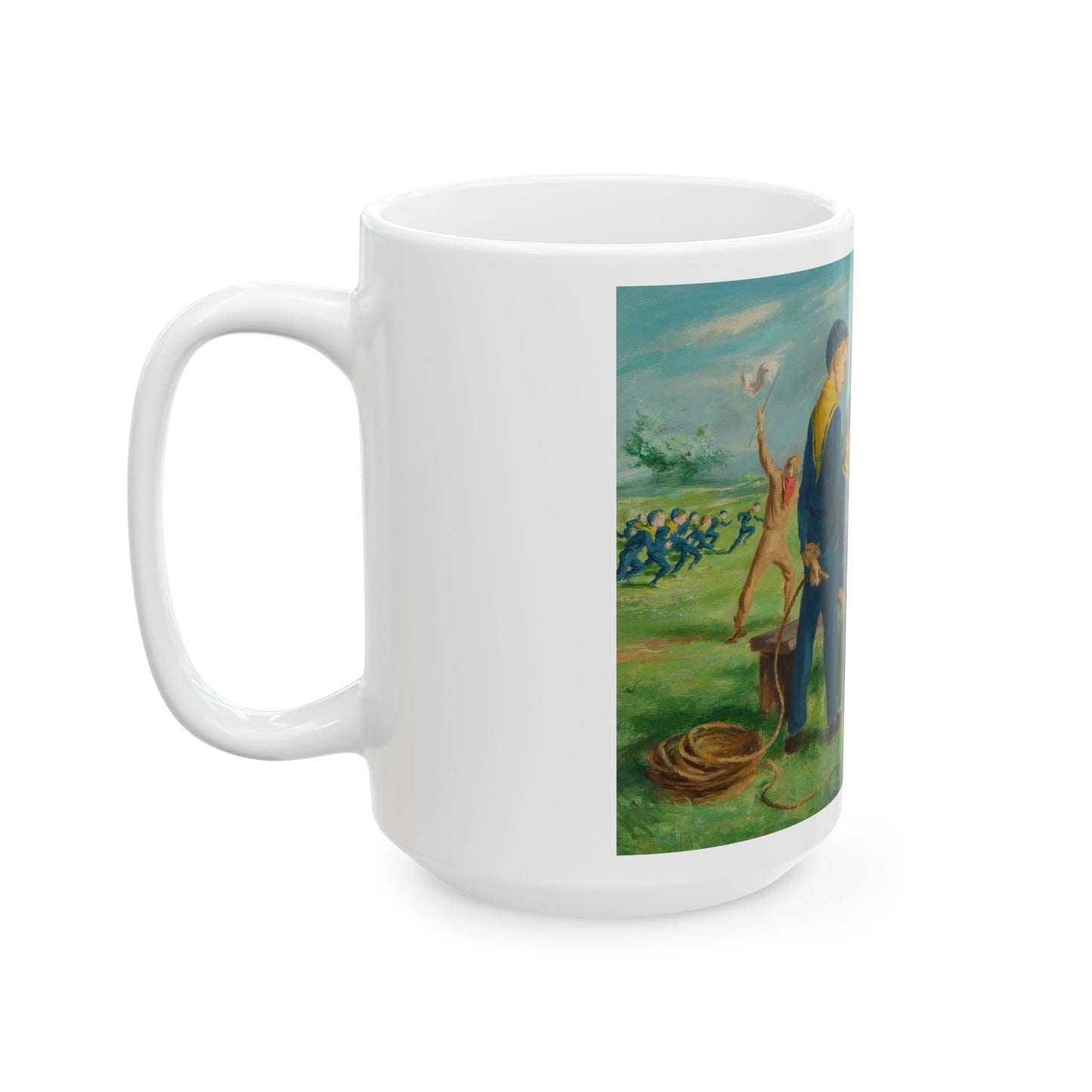Boy Scouts - A Learning Opportunity - White Coffee Mug