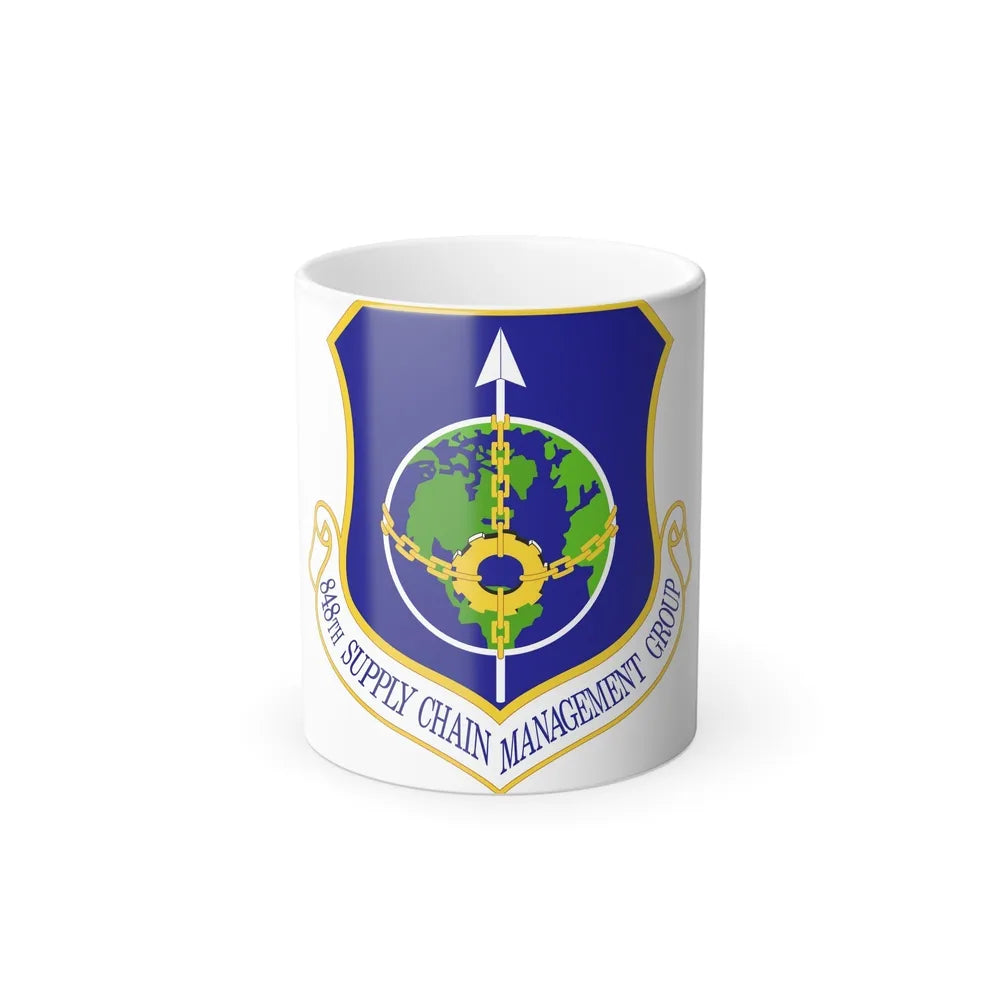 848 Supply Chain Management Group AFMC (U.S. Air Force) Color Changing Mug-11oz-Go Mug Yourself