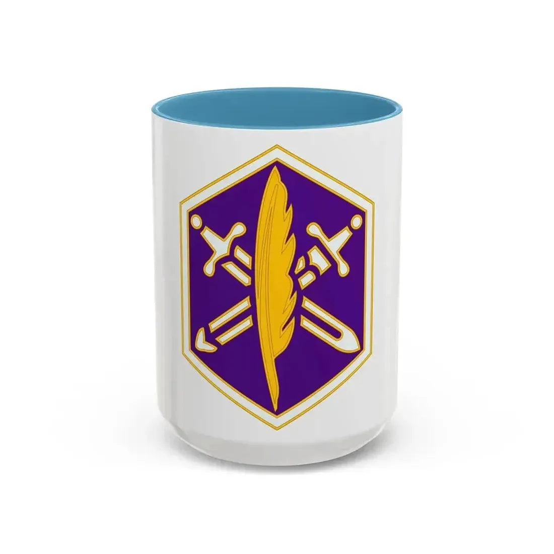 85 Civil Affairs Brigade 2 (U.S. Army) Accent Coffee Mug 15oz Light Blue - Go Mug Yourself