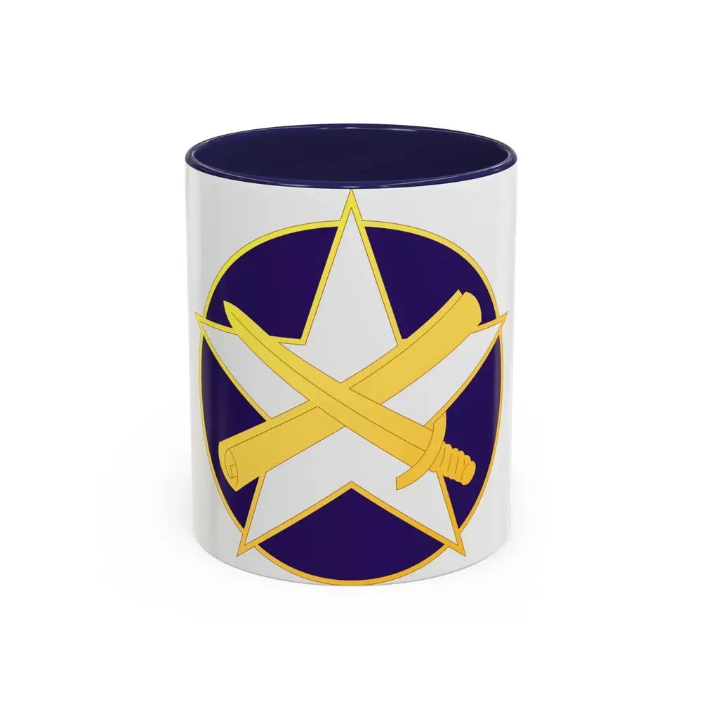 85 Civil Affairs Brigade (U.S. Army) Accent Coffee Mug 11oz Navy - Go Mug Yourself