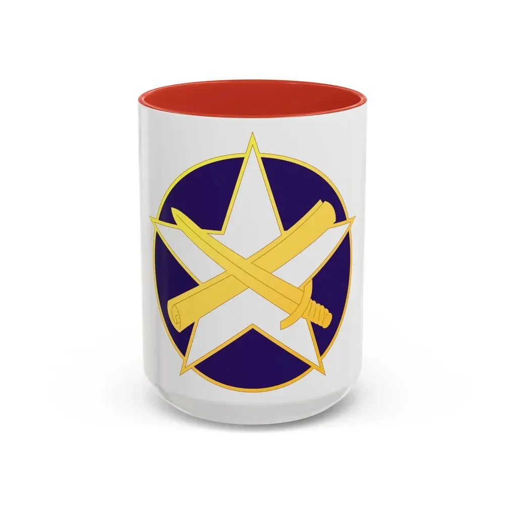 85 Civil Affairs Brigade (U.S. Army) Accent Coffee Mug 15oz Red - Go Mug Yourself