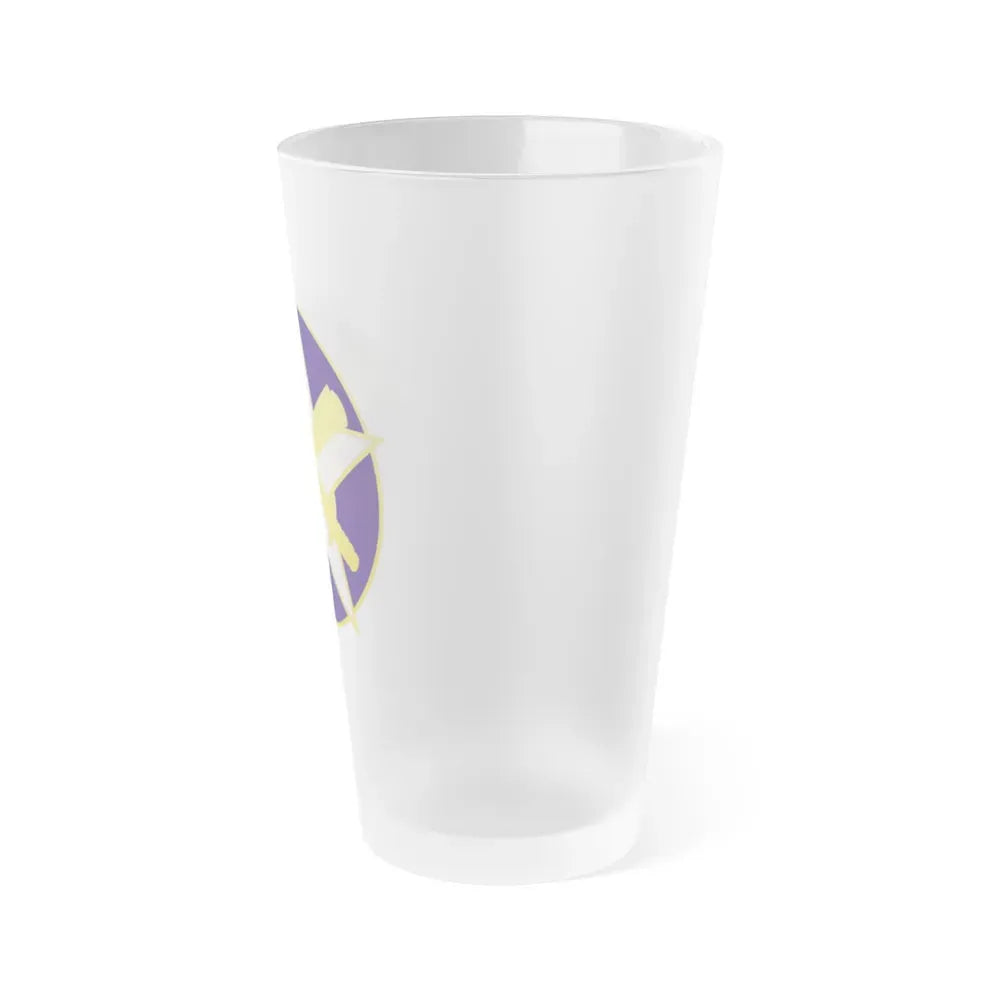 85 Civil Affairs Brigade (U.S. Army) Frosted Pint Glass 16oz - Go Mug Yourself