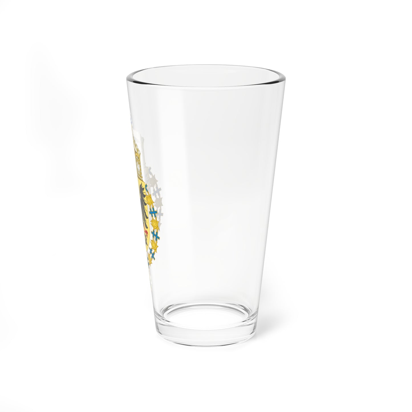 Coat of Arms of William II of Germany Seraphim Variant (Sweden) (Coat of Arms) Pint Glass 16oz