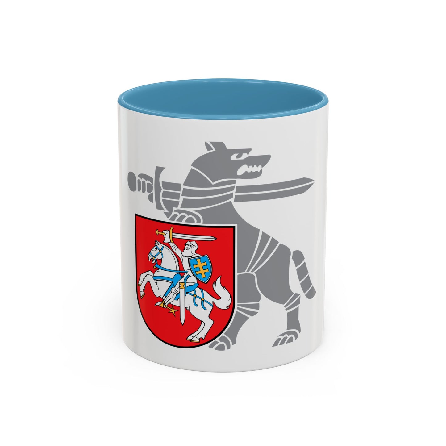 Coat of Arms Ministry of National Defence Lithuania - Accent Coffee Mug