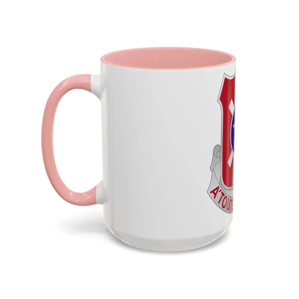 854 Engineer Battalion (U.S. Army) Accent Coffee Mug - Go Mug Yourself