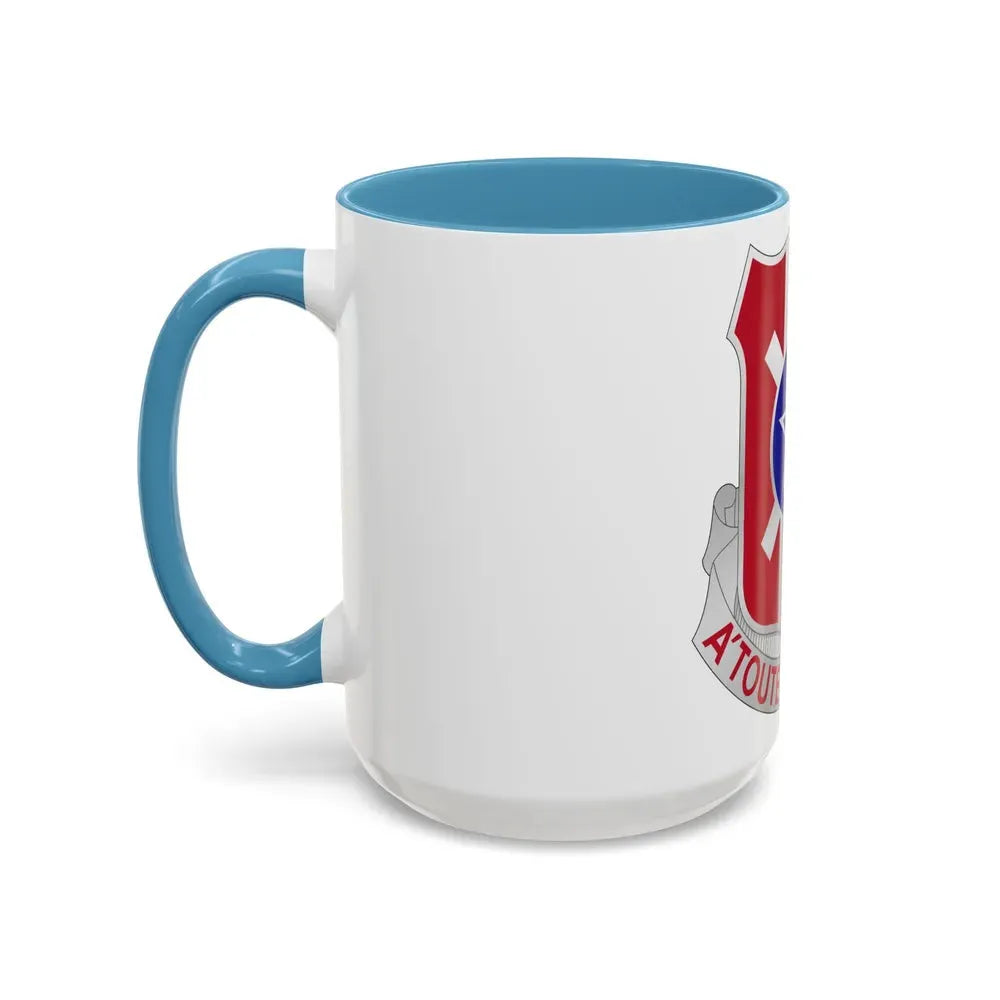 854 Engineer Battalion (U.S. Army) Accent Coffee Mug - Go Mug Yourself