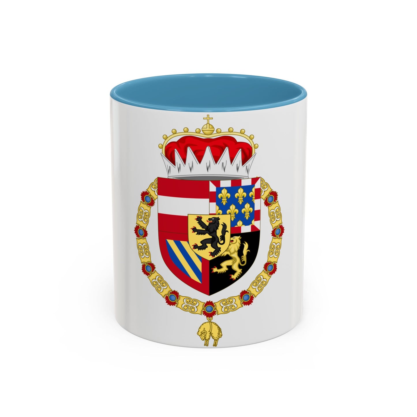Coat of Arms of Philip IV of Burgundy - Accent Coffee Mug