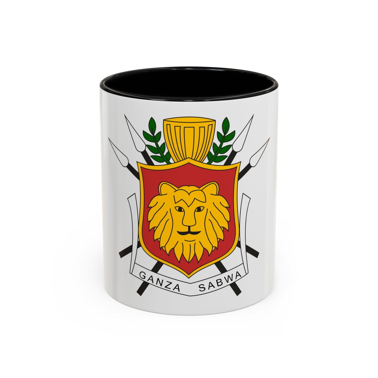 Coat of arms of the Kingdom of Burundi - Accent Coffee Mug