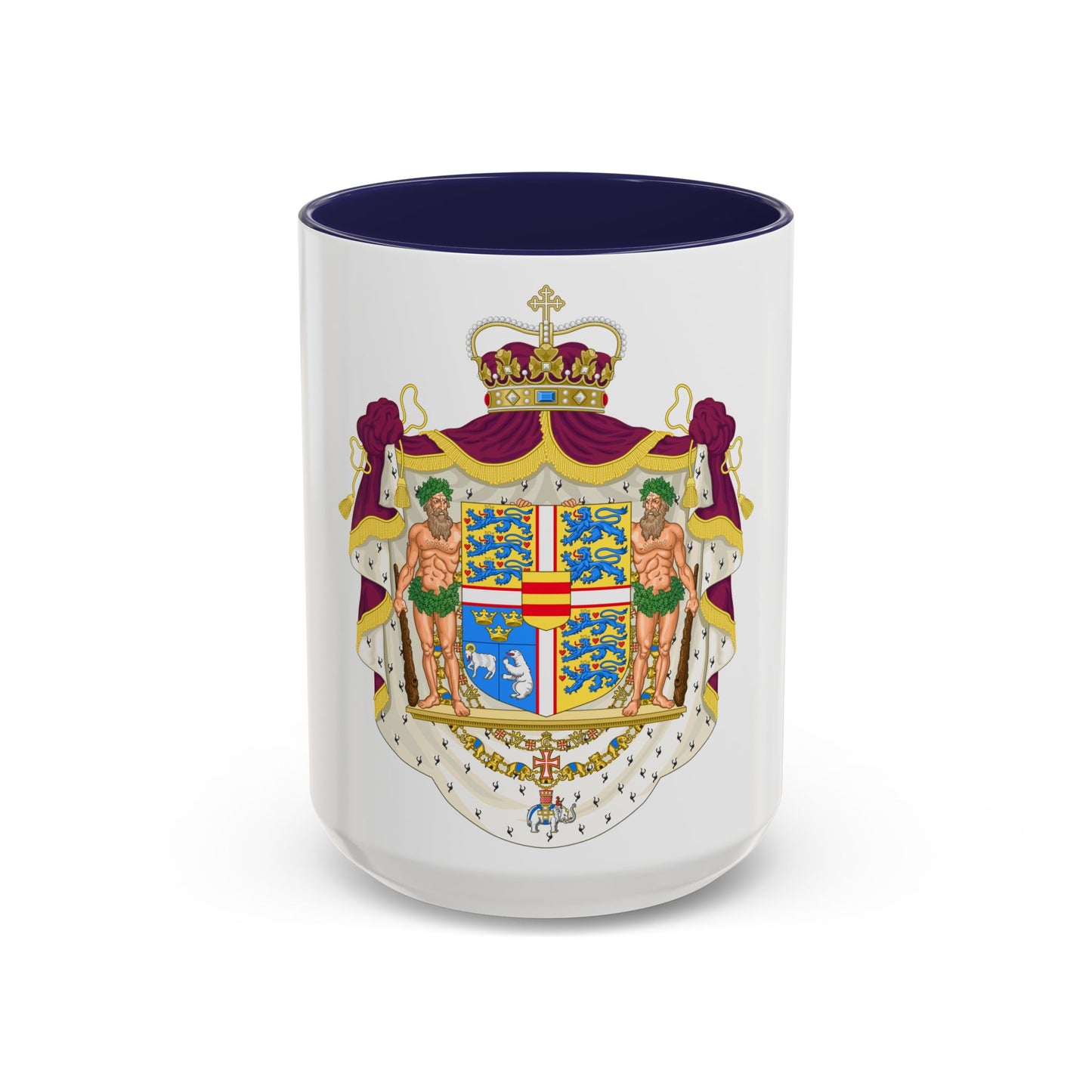 Coat of arms of the Crown Prince of Denmark - Accent Coffee Mug