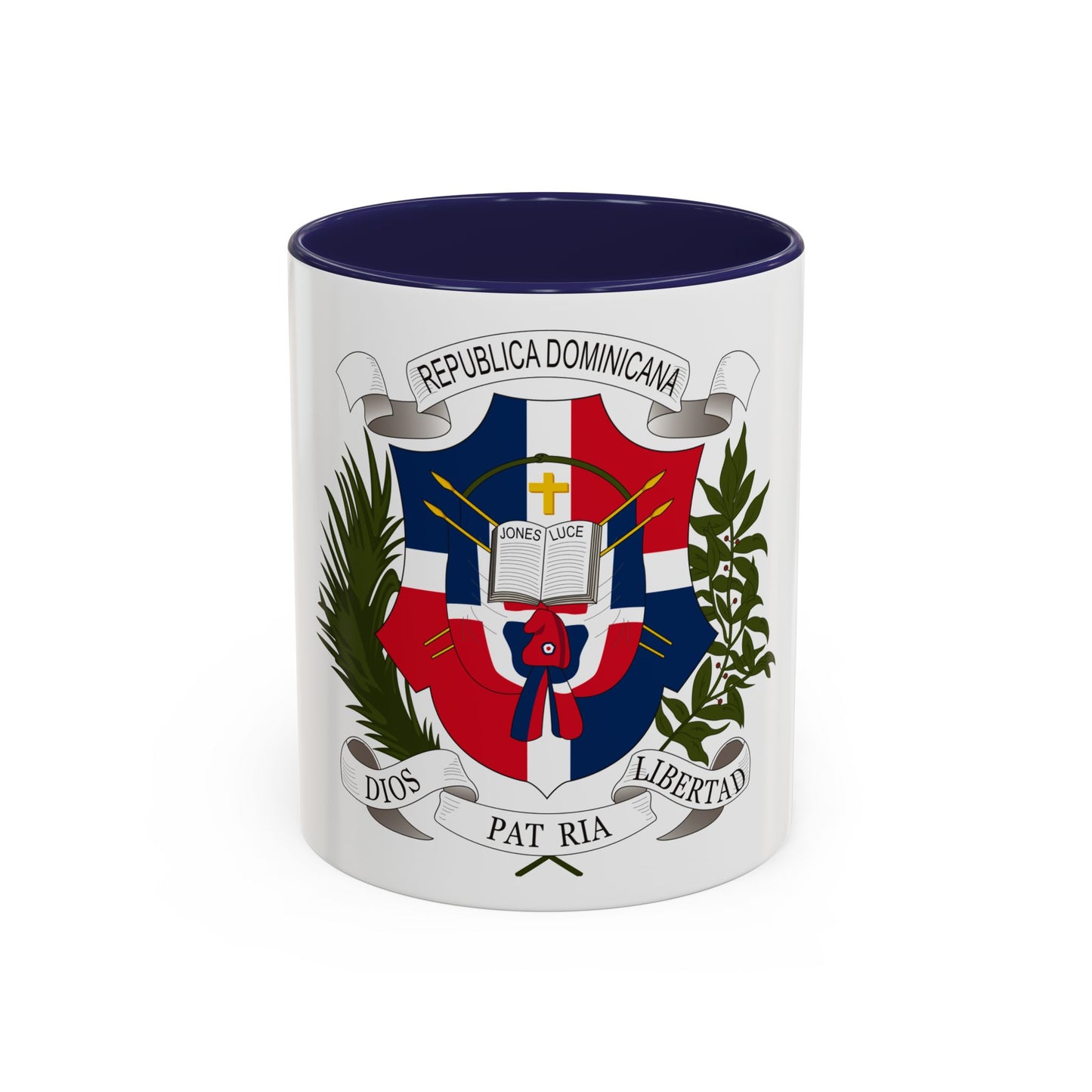 Coat of arms of the Dominican Republic (1860) - Accent Coffee Mug