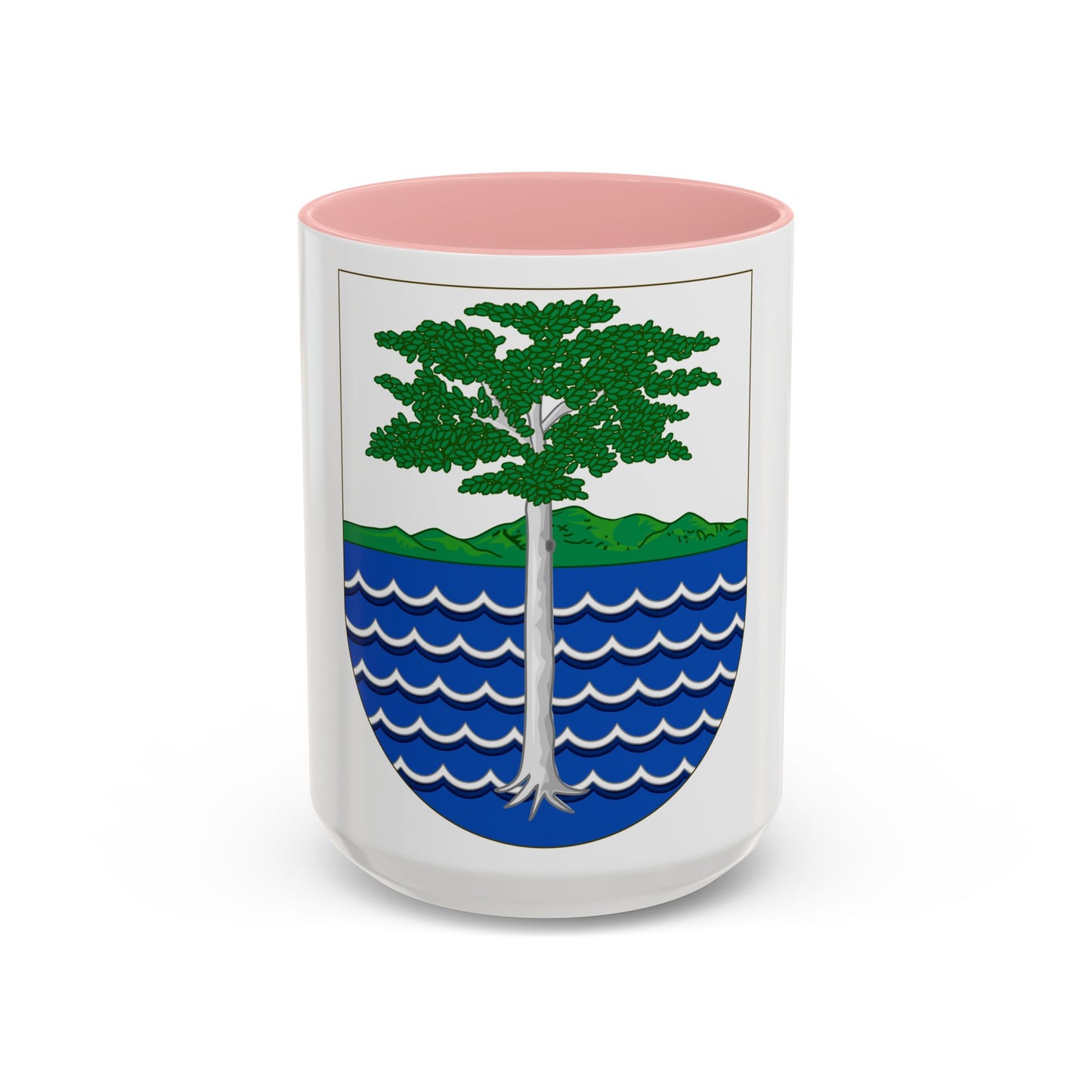 Coat of Arms of the Portuguese and Spanish Guinea - Accent Coffee Mug