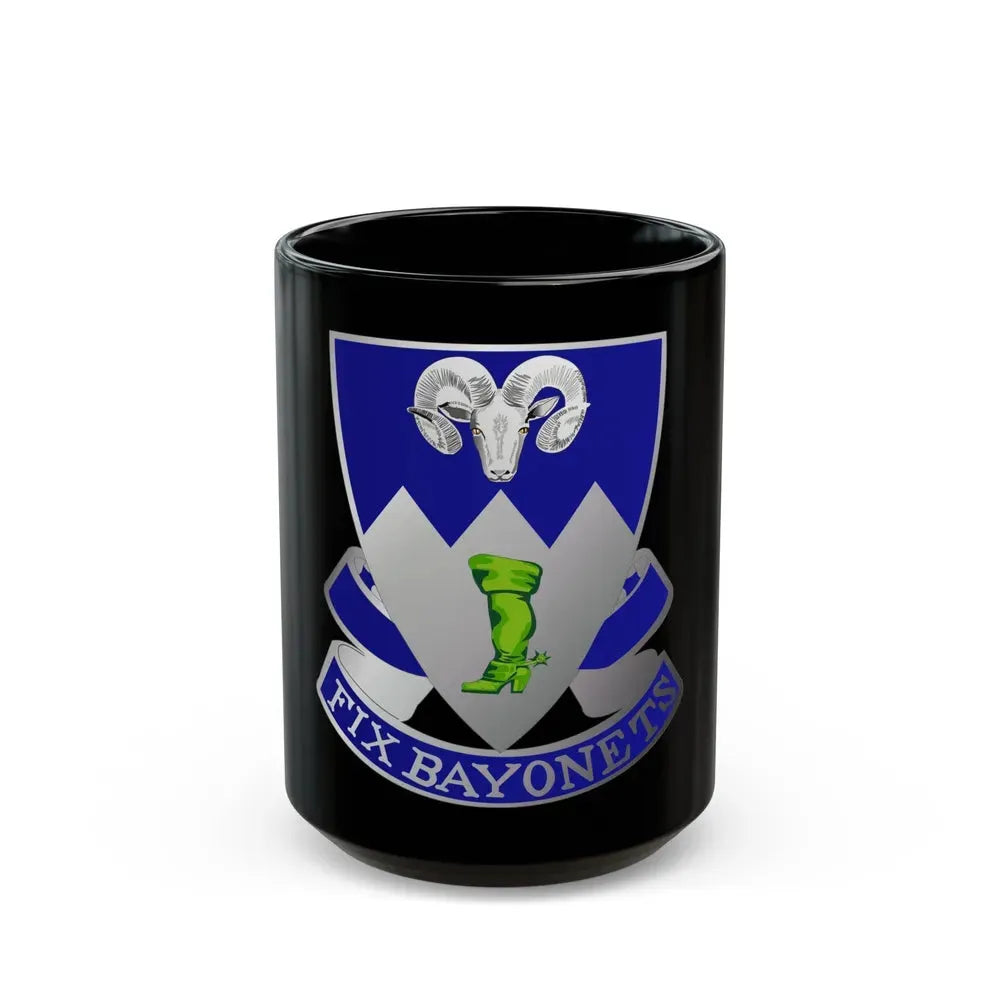85th Infantry Regiment (U.S. Army) Black Coffee Mug 15oz - Go Mug Yourself