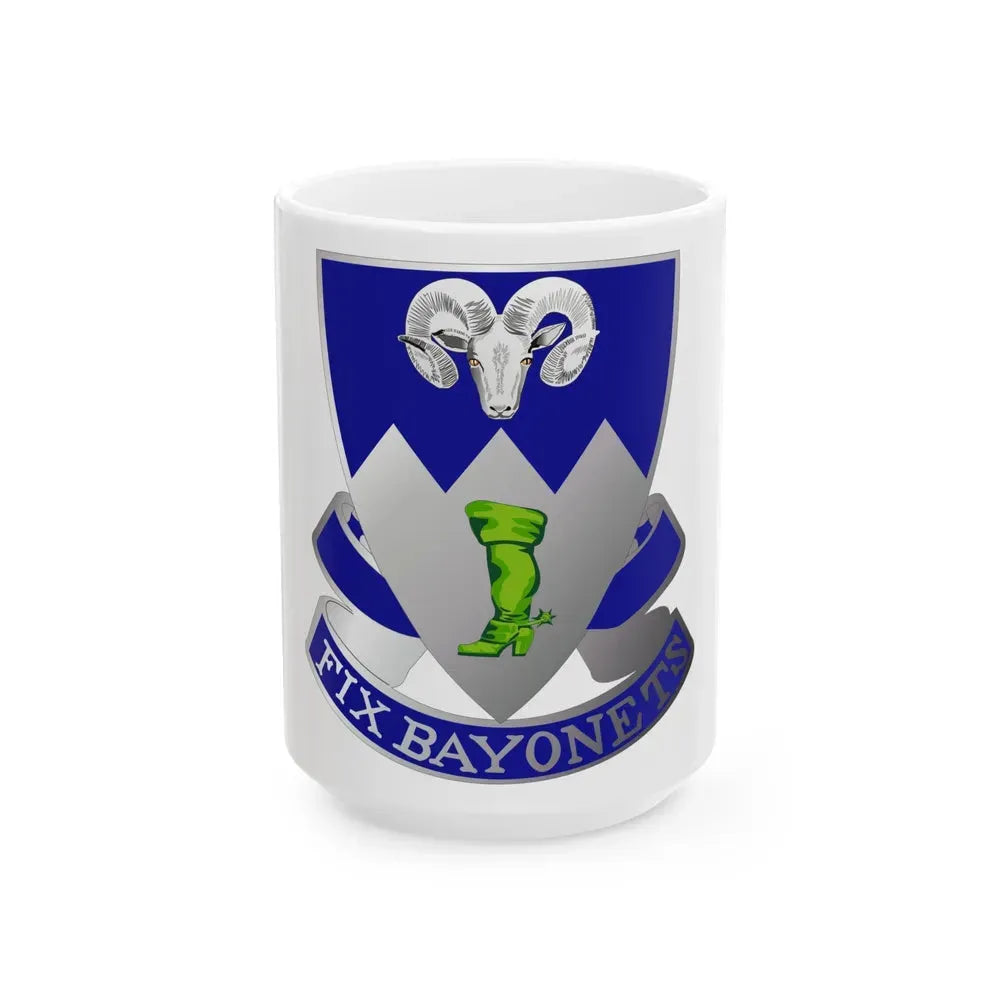 85th Infantry Regiment (U.S. Army) White Coffee Mug 15oz - Go Mug Yourself