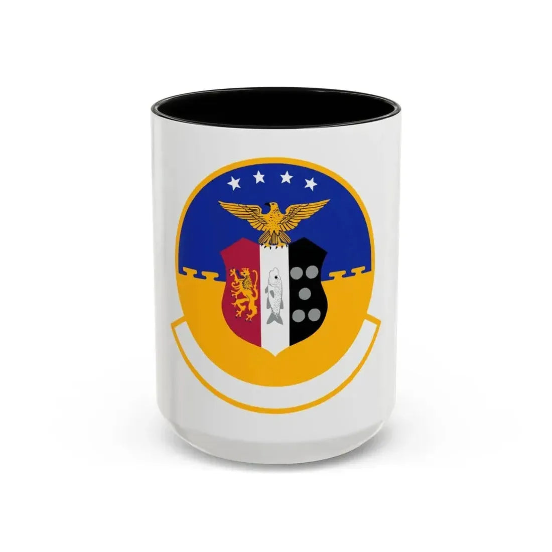 86 Civil Engineer Squadron USAFE (U.S. Air Force) Accent Coffee Mug 15oz Black - Go Mug Yourself
