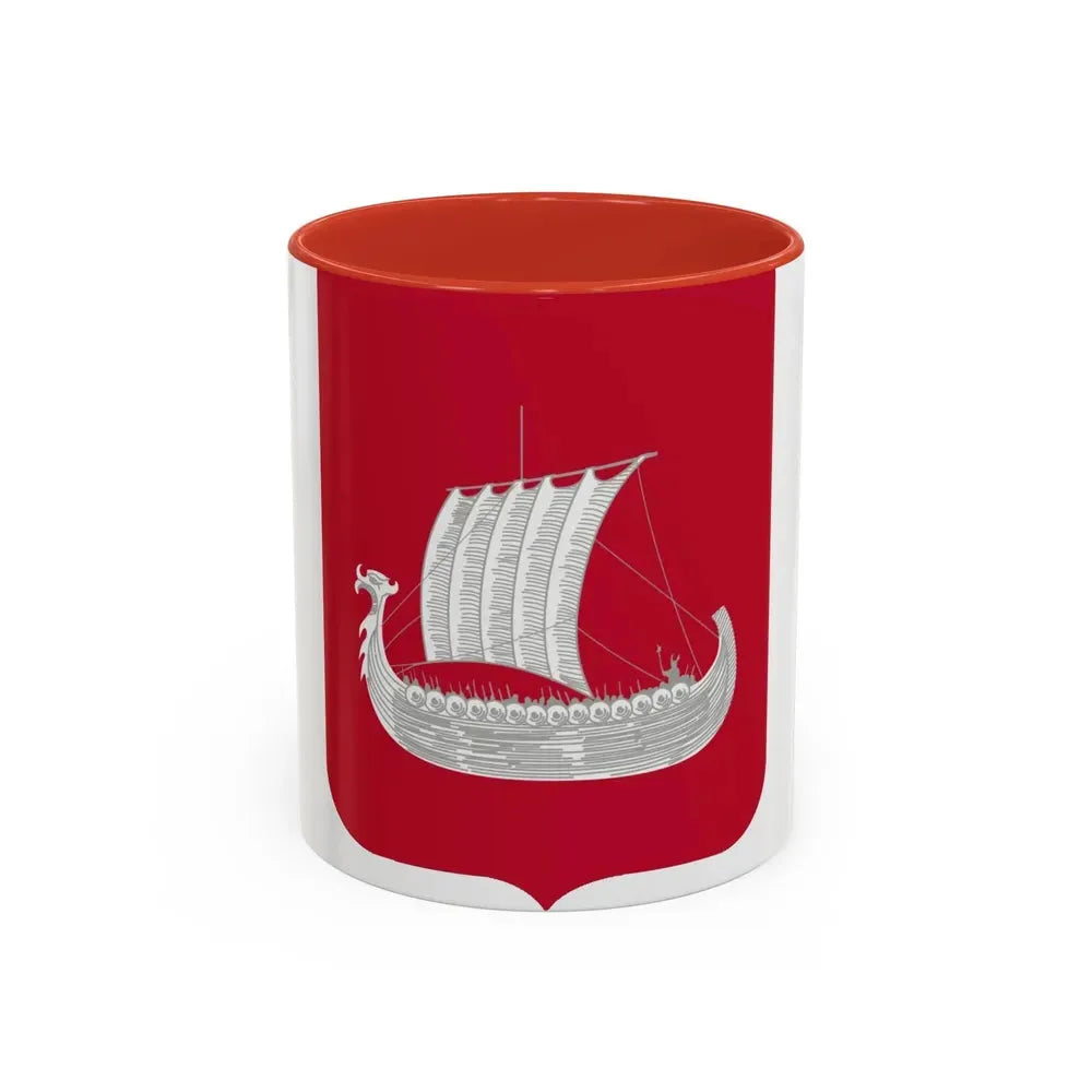 86 Engineer Battalion 2 (U.S. Army) Accent Coffee Mug 11oz Red - Go Mug Yourself