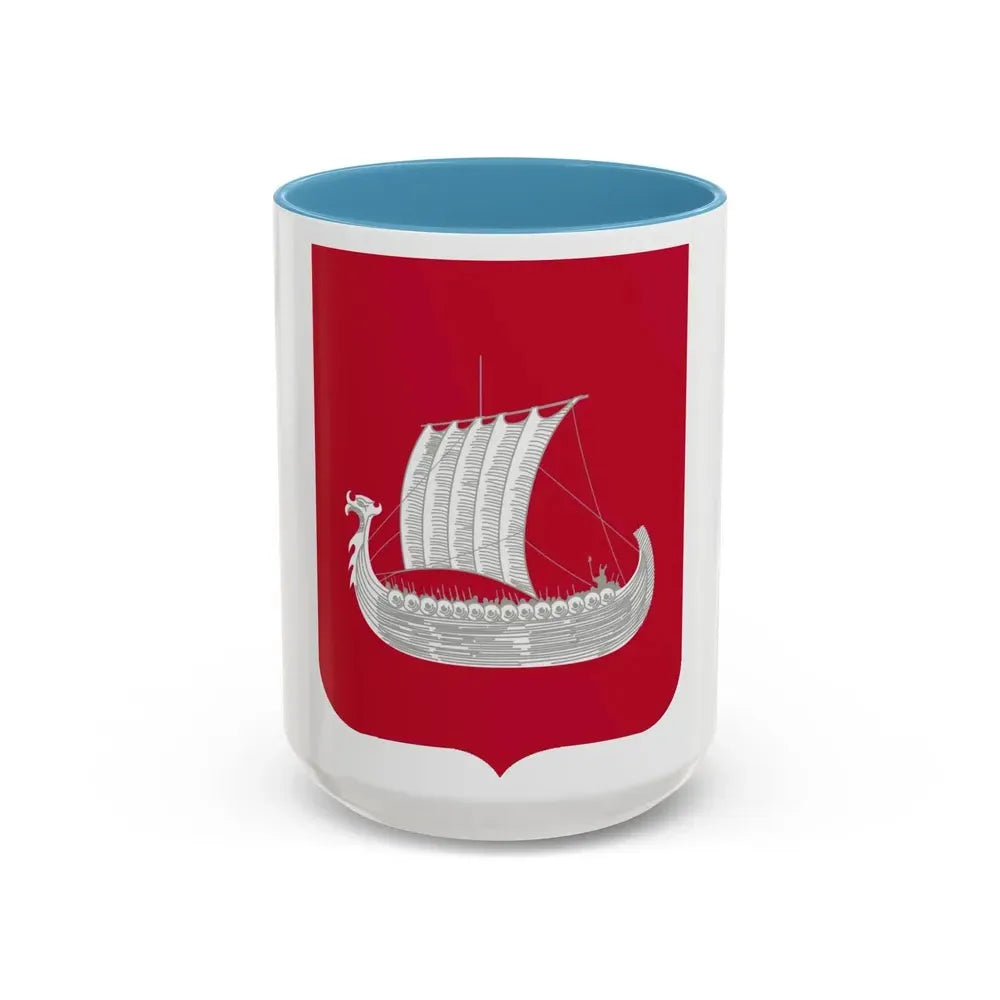 86 Engineer Battalion 2 (U.S. Army) Accent Coffee Mug 15oz Light Blue - Go Mug Yourself