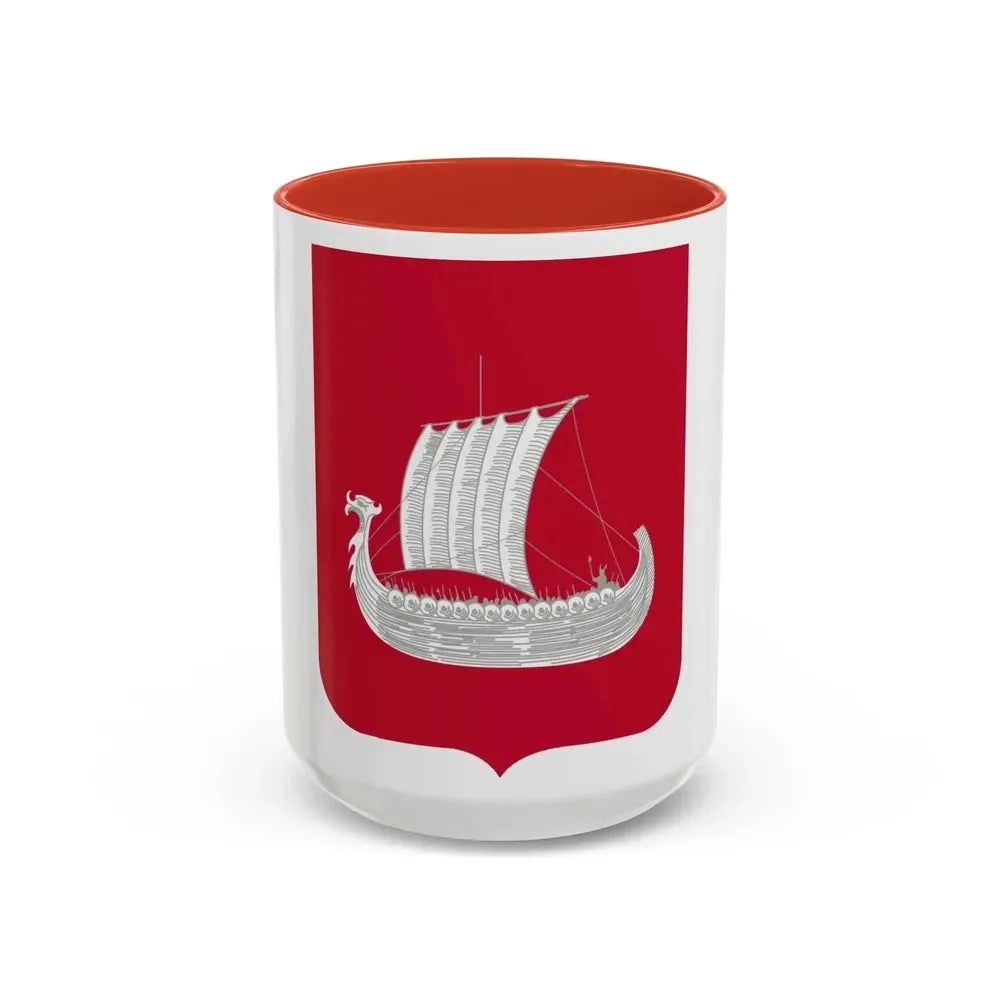 86 Engineer Battalion 2 (U.S. Army) Accent Coffee Mug 15oz Red - Go Mug Yourself