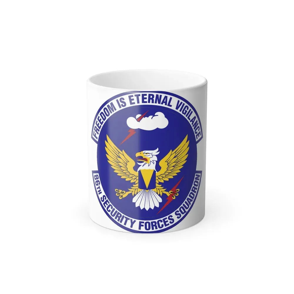 86 Security Forces Squadron USAFE (U.S. Air Force) Color Changing Mug 11oz - Go Mug Yourself
