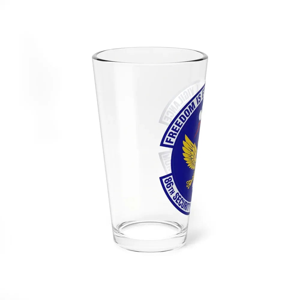 86 Security Forces Squadron USAFE (U.S. Air Force) Pint Glass 16oz - Go Mug Yourself