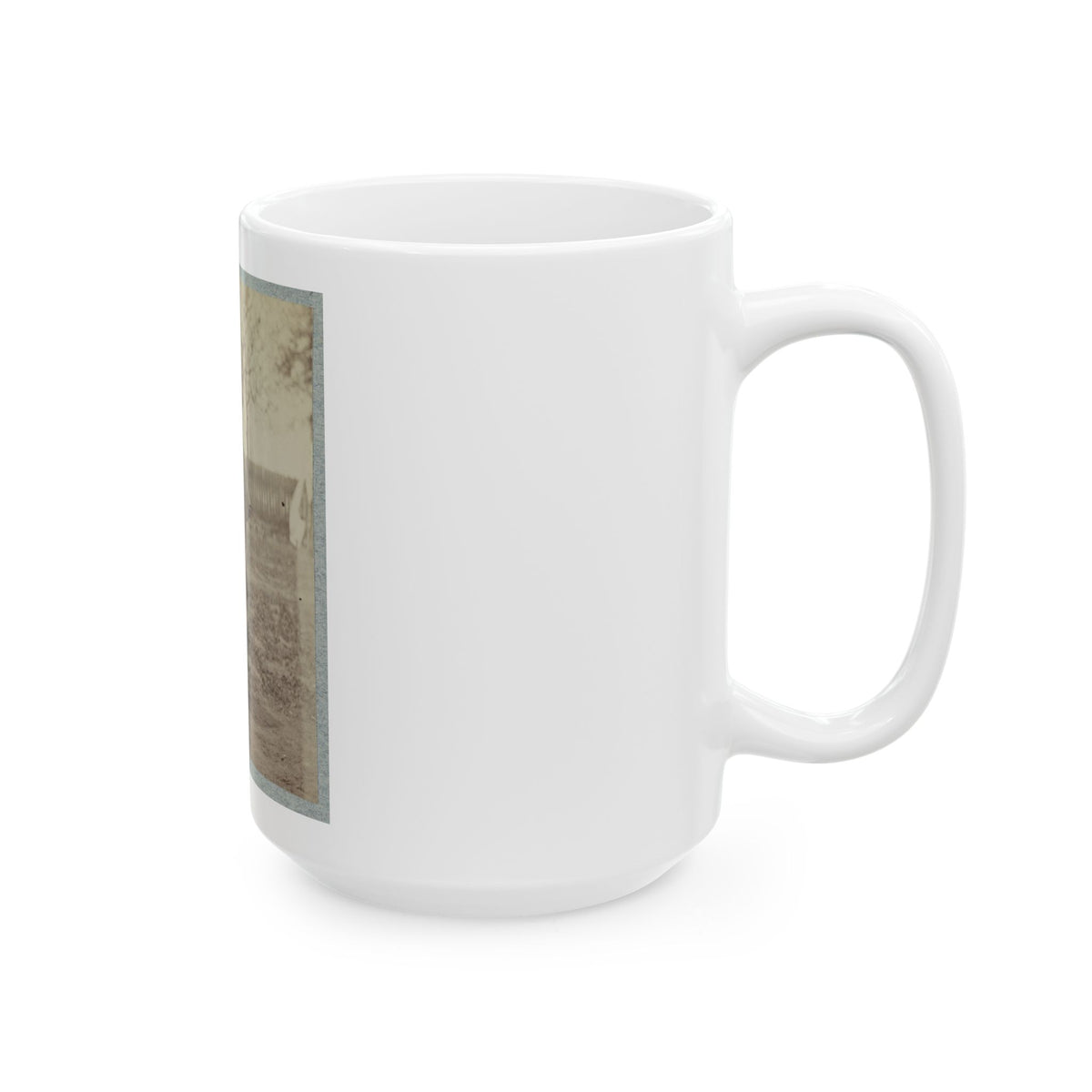 7th New York State Militia, Camp Cameron, D.C., 1861. (U.S. Civil War) White Coffee Mug