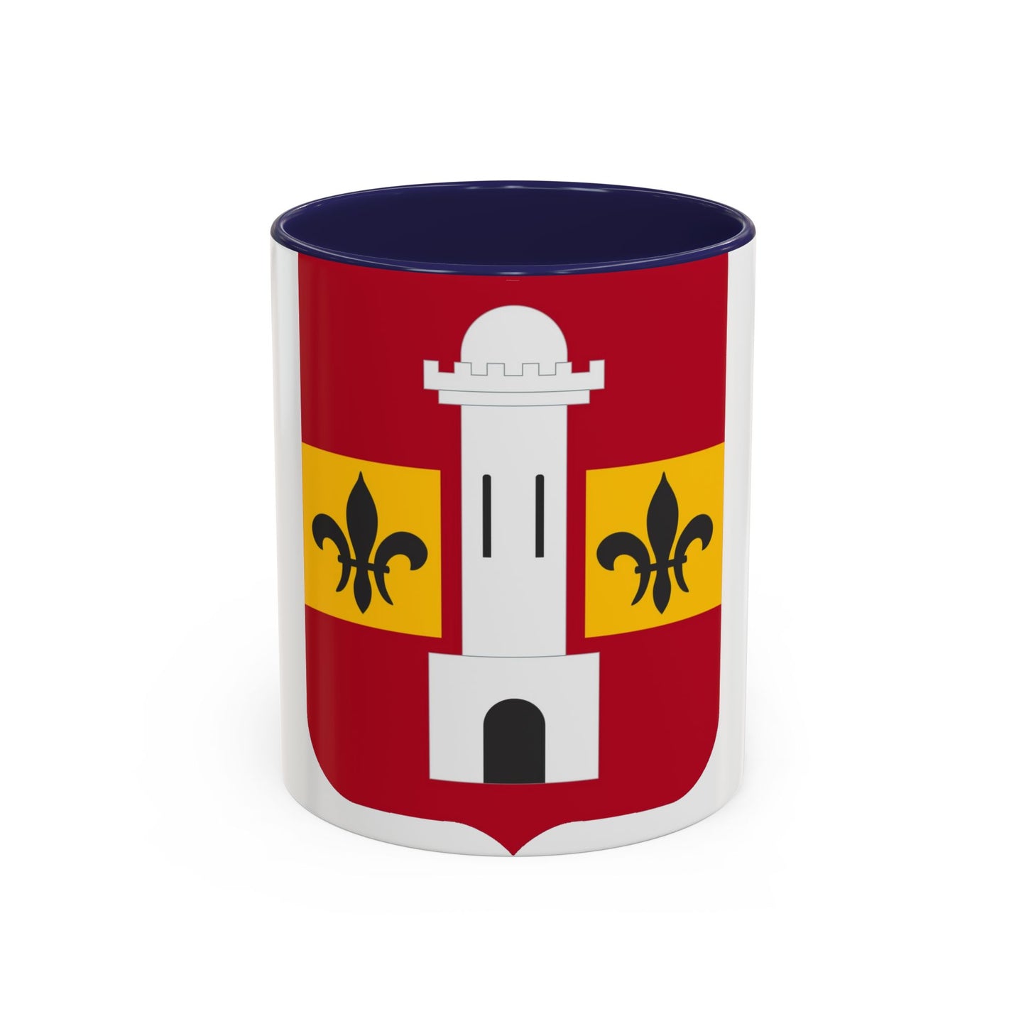 740th Antiaircraft Artillery Gun Battalion v2 (U.S. Army) Accent Coffee Mug