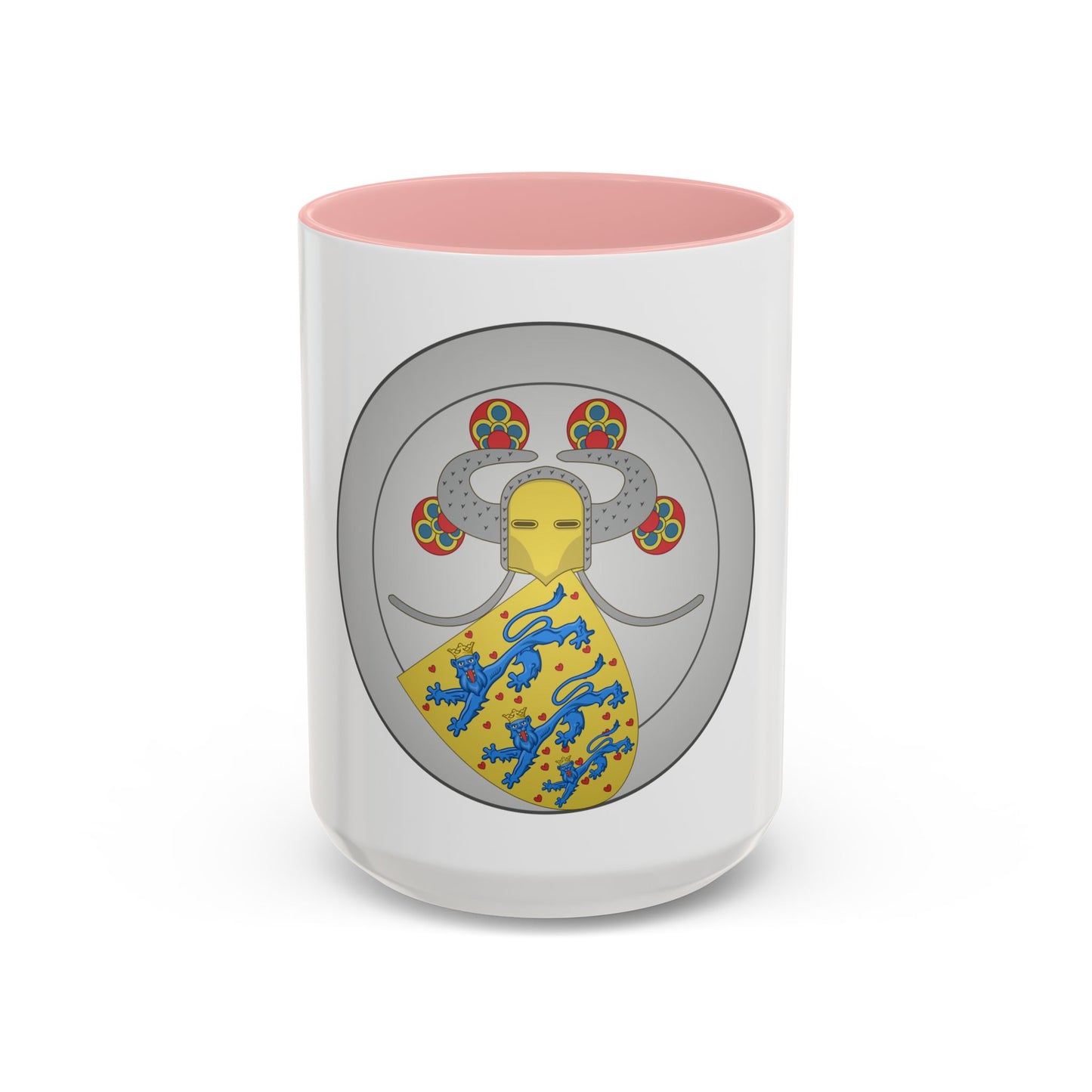 Coat of arms of Valdemar IV of Denmark - Accent Coffee Mug