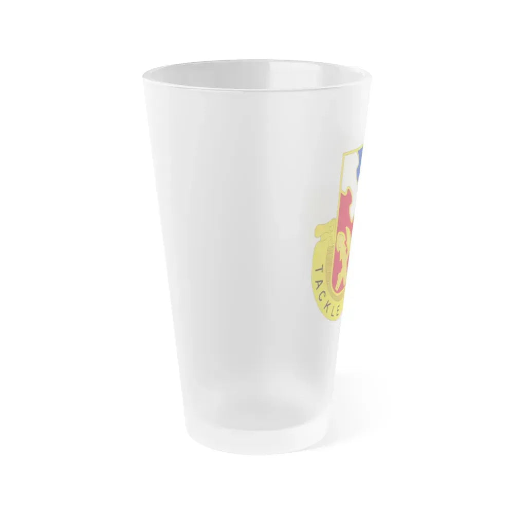 863 Engineer Battalion (U.S. Army) Frosted Pint Glass 16oz - Go Mug Yourself