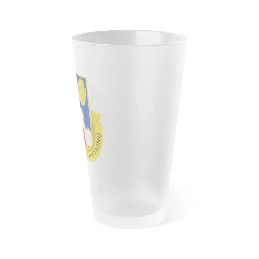 863 Engineer Battalion (U.S. Army) Frosted Pint Glass 16oz - Go Mug Yourself