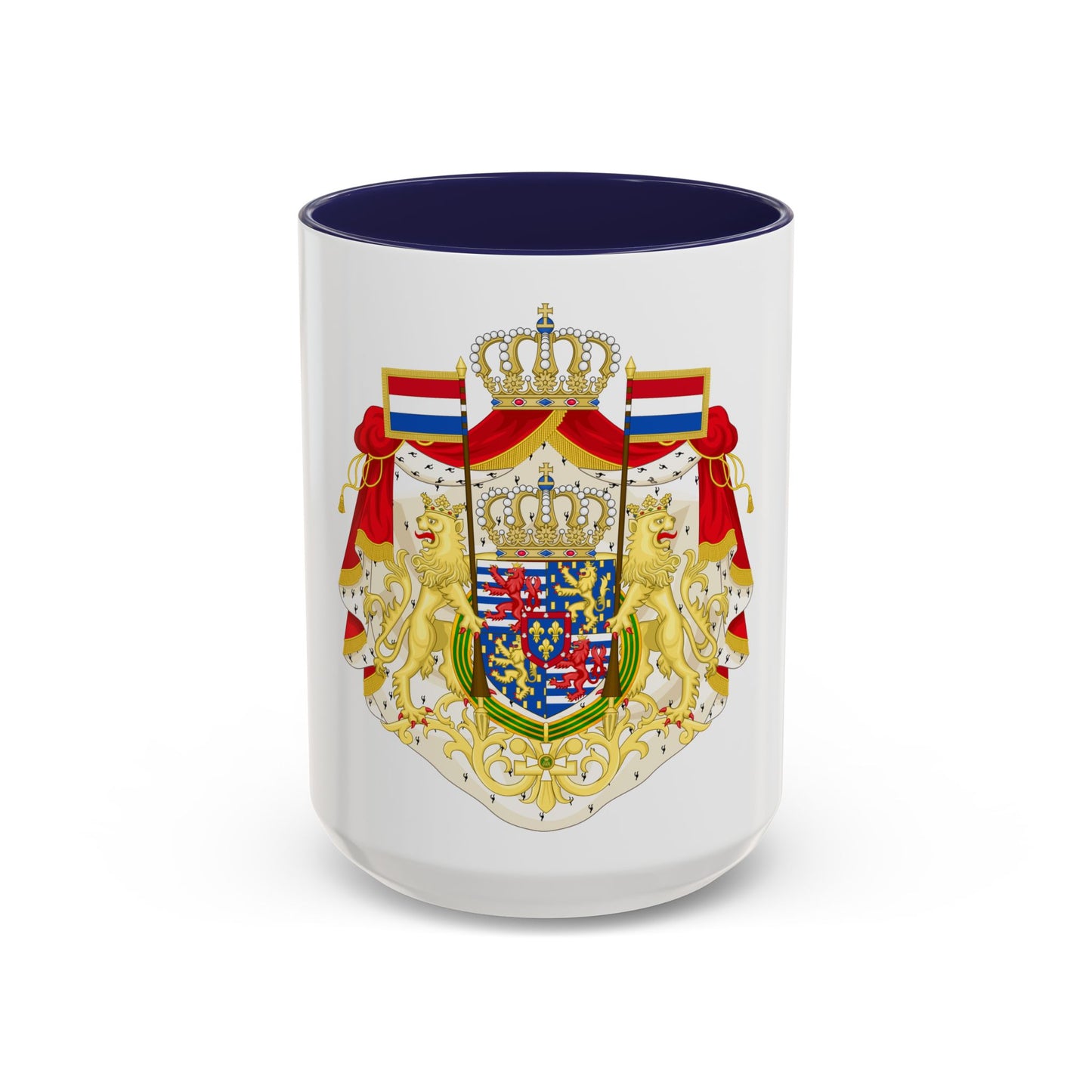 Greater coat of arms of the Grand Duke of Luxembourg (2000) - Accent Coffee Mug