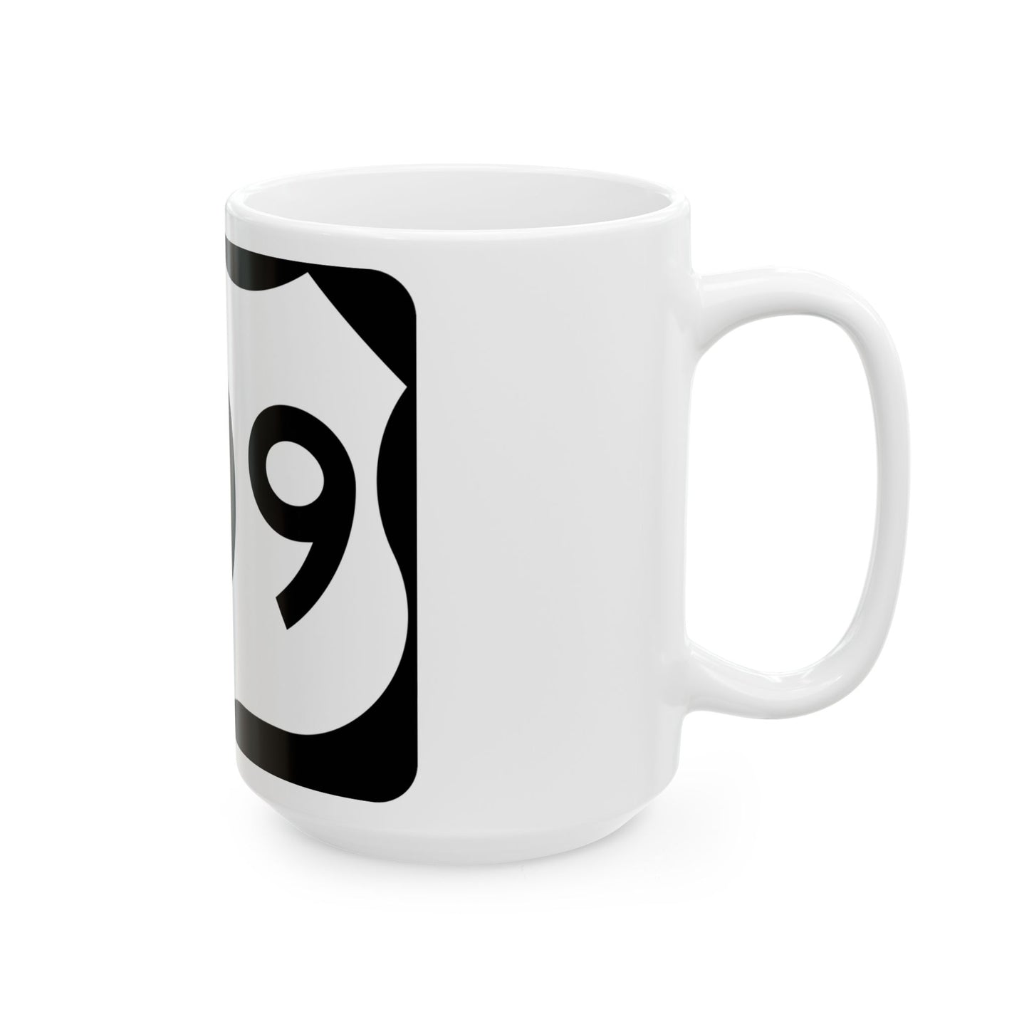 US 209 NY (New York) (Road Sign) White Coffee Mug