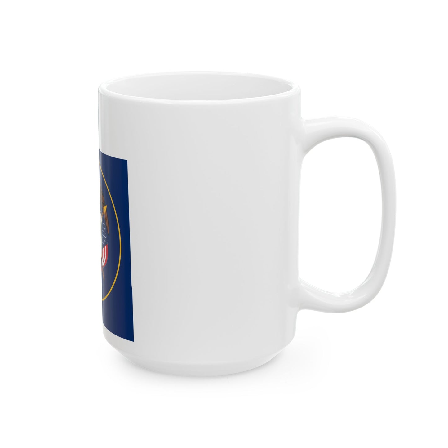 Flag-map of Utah (United States) White Coffee Mug