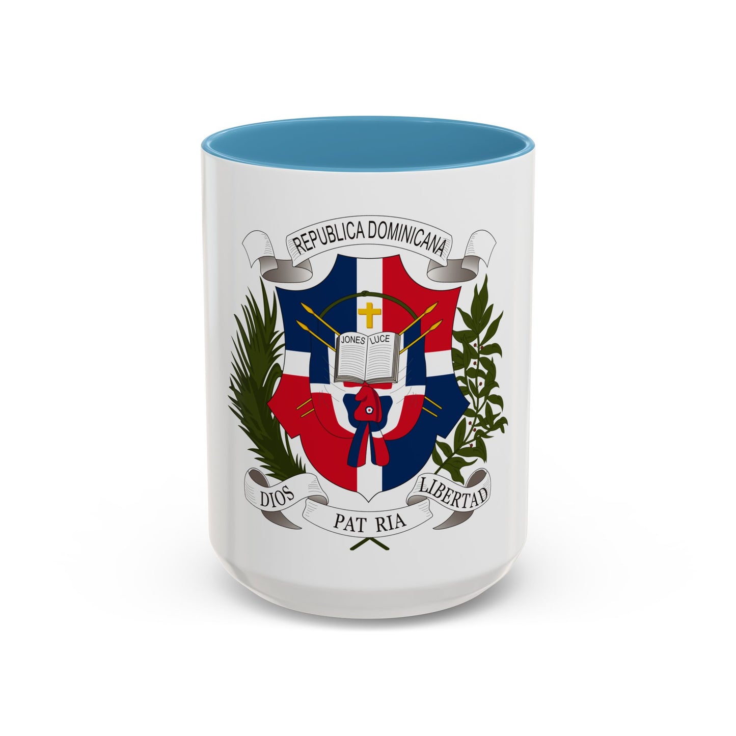 Coat of arms of the Dominican Republic (1860) - Accent Coffee Mug