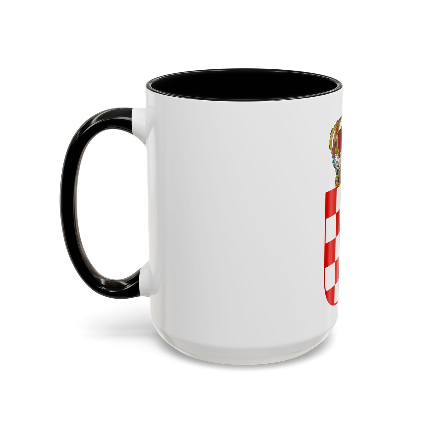 Coat of Arms of the Banate of Croatia - Accent Coffee Mug